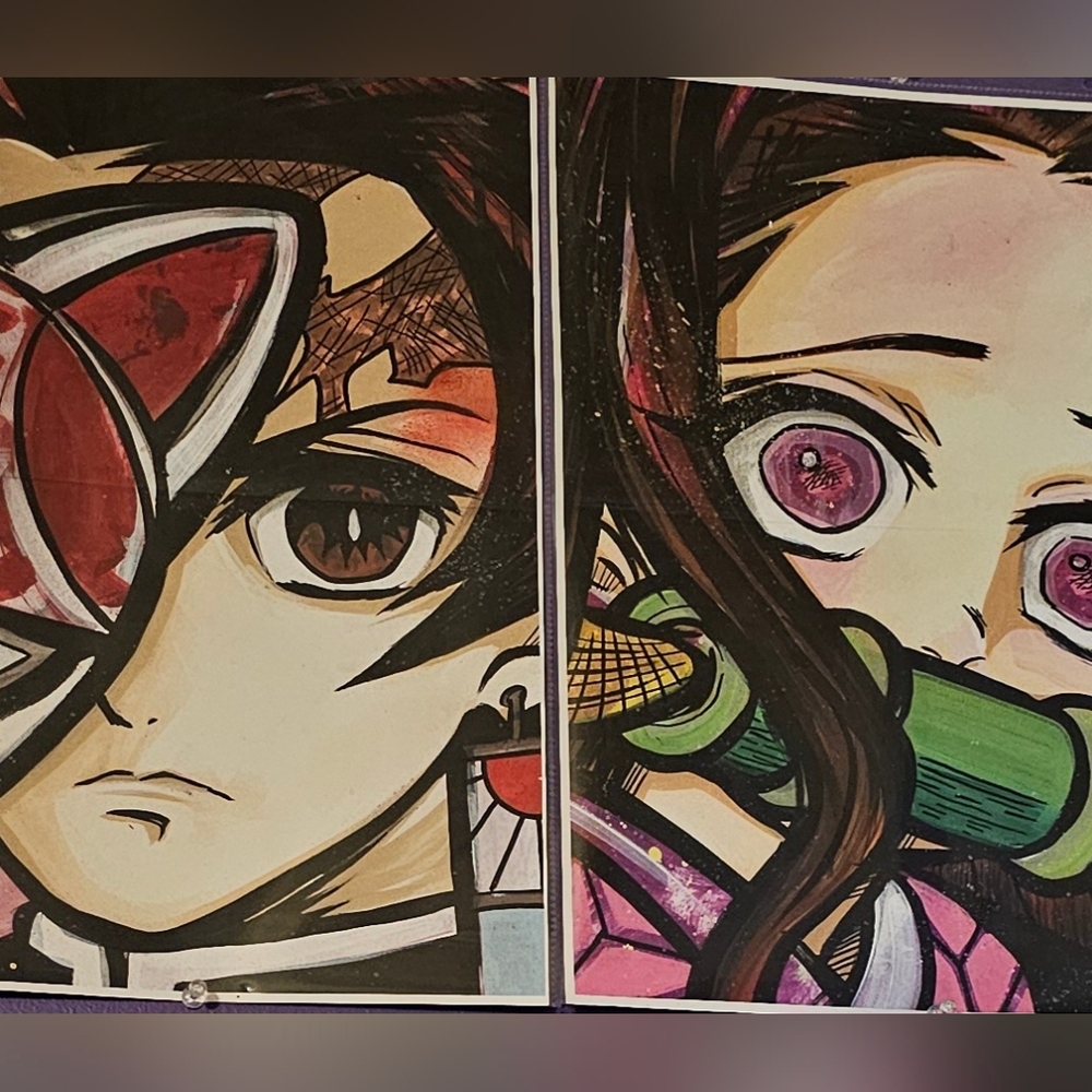 4 anime Poster Prints